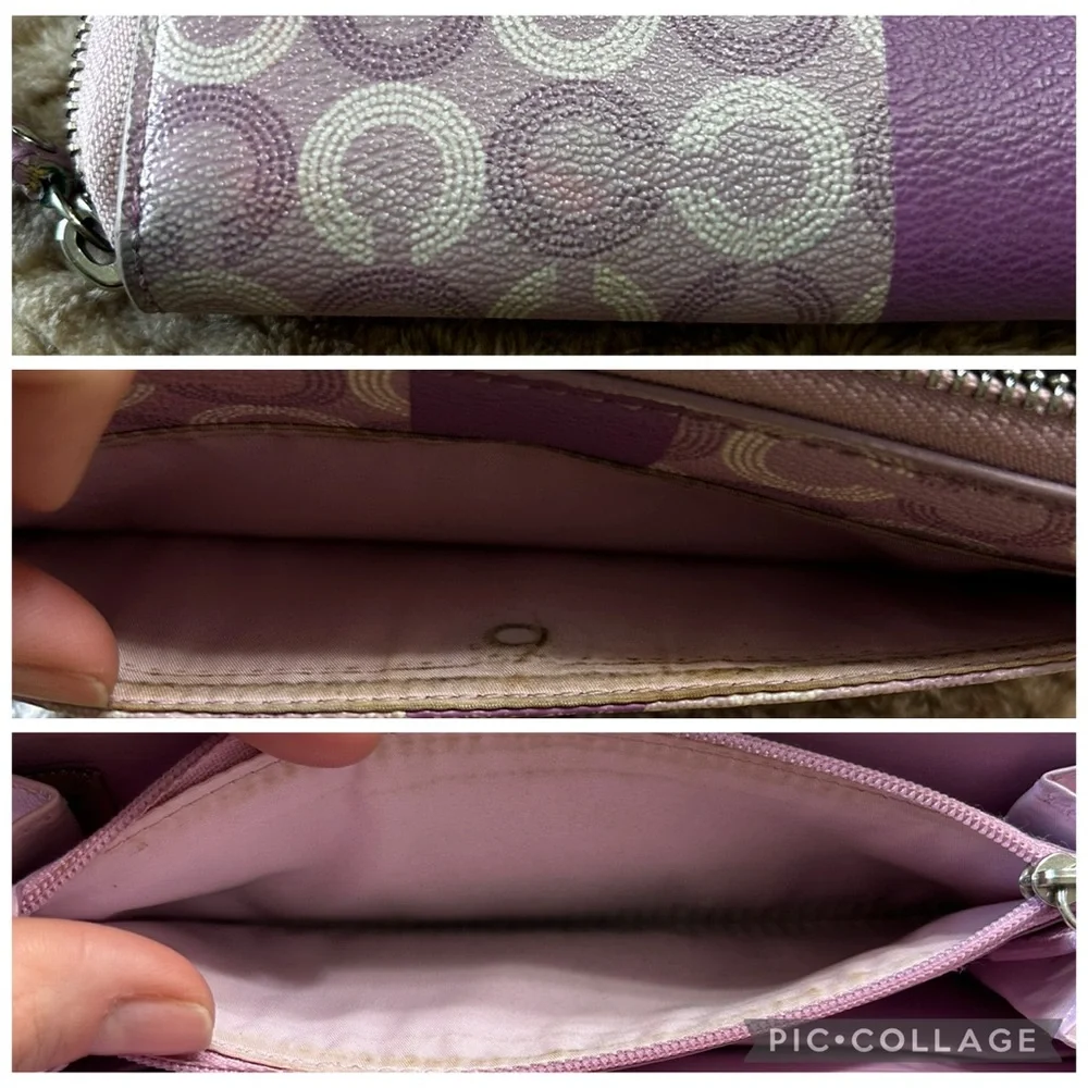 Coach Waverly Zip Around Wallet - Picture 5 of 8